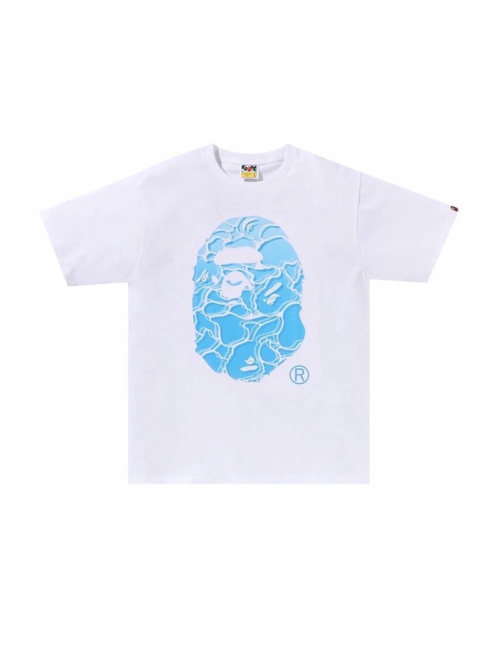 Bape abc sea surface camo ape head XL